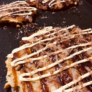 きのこがぎっしり★秋のお好み焼きはコレ‼